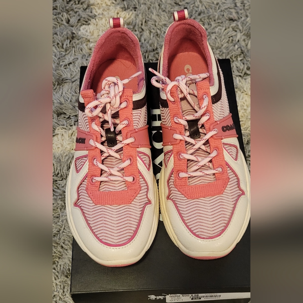 COACH Pink Citysole Runner Sneakers sz.8.5